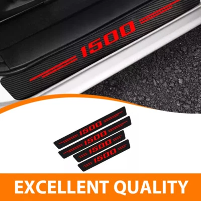 4PCS For Dodge Ram 1500 accessories Cab truck Door Sill Cover Step Protector - Image 1 of 4