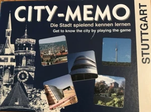 Germany City-Memo Get to Know the Stuttgart City By Playing Card Game - Picture 1 of 8