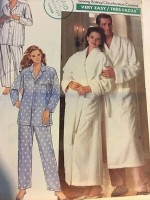 Bata Top Pantalones Unisex 1989 Butterick 4483 Vintage Patrón Costura Talla XS S M Foto 1 de 4