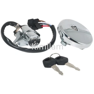 Ignition Key Switch Lock Set for Kawasaki 51049-0003 EN500 Vulcan 500 LTD 01-09 - Picture 1 of 9