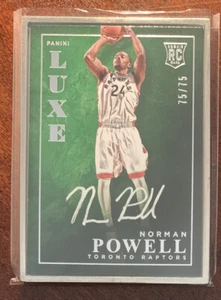 Norman Powell 2015-16 Luxe Metal Rookie Auto 75/75 1/1 #LX-NPW Toronto Raptors - Picture 1 of 2