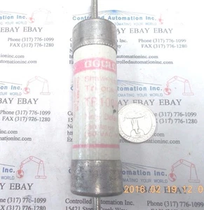 Gould Shawmut TR100R Fuse/Fuses - Picture 1 of 2
