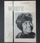 NANCY WILSON Coconut Grove (Los Angeles) 1964 magazine de concert JAZZ AUTOGRAPHIÉ