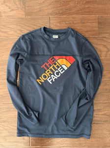 The North Face Boys Flash Dry Long Sleeve Logo Tee - Picture 1 of 5