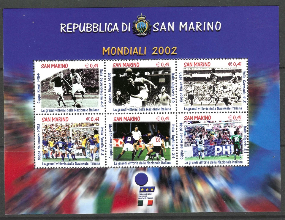 San Marino # 1536 Fútbol PO ¡Mini Sábana Fresca! ('22 SCV $6) Foto 1 de 1