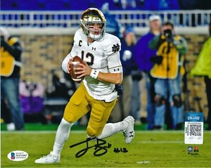Ian Book Notre Dame Signed/Autographed 8x10 Photo Beckett 158831 - Picture 1 of 2