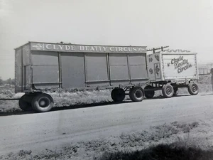 Clyde Beaty Circus Truck Original Old Photo NEGATIVE O15 - Picture 1 of 6
