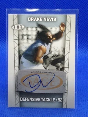 2011 SAGE Hit Auto Silver Drake Nevis #A92 Rookie Auto RC - Image 1 of 2