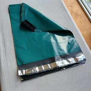 Buste per spedizioni 10ct Ultramarine Green Poly Mailers 10" x 13" autosigillanti impermeabili - Foto 1 di 3