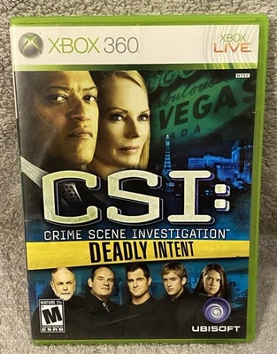 CSI: Crime Scene Investigation Deadly Intent (Xbox 360) **TESTED** Complete CIB - Image 1 of 4