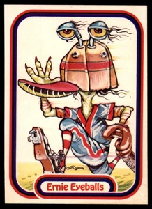 1988 Leaf Awesome All-Stars Ernie Eyeballs #23 Sticker Card - Picture 1 of 2