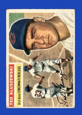 1956 Topps Set-Break # 25 Ted Kluszewski baja calidad (arruga) *GMCARDS* Foto 1 de 2
