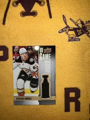 2019-20 Upper Deck - Ud Game Jersey Rickard Rakell #GJ-RR (MEM) - Image 1 of 4