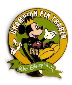 Prendedor comerciante campeón mundial de Walt Disney 2003 miembro del elenco frontera amarilla - Imagen 1 de 1