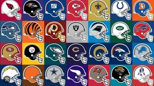 NFL BIG Chain Logo Necklace, Hype Chain 3D Printed Pick your Team - Picture 1 of 33