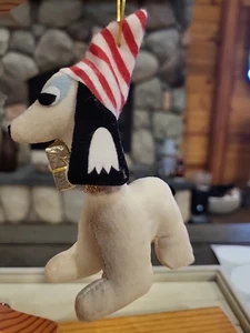 Decorazione natalizia cane segatura vintage carnevale - Foto 1 di 5
