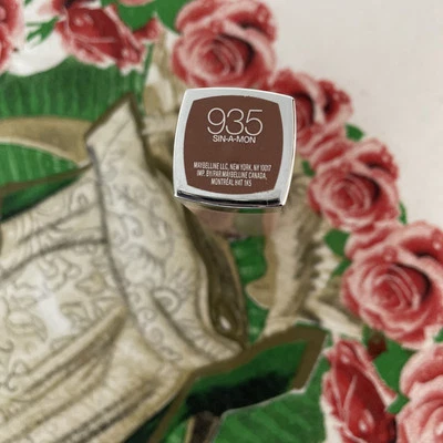 Maybelline COLOR SENSATIONAL Lipstick 935SIN-A-MON Fall Winter Hot Shade Retired - Image 1 of 4