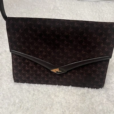 Salvatore Ferragamo винтажный коричневый замшевый наплечная сумка - Изображение 1 из 4