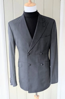 Terence Trout Mayfair London Suits DB Blazer Super 140s Wool Made to Measure 38R - Image 1 of 4