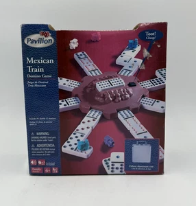 Pavilion- Mexican  Domino Train Game with Metal Case - Picture 1 of 3