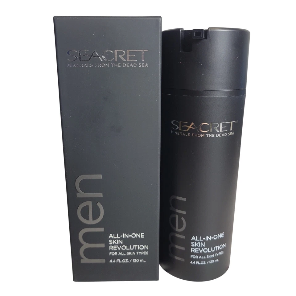 Seacret Men All-In-One Skin Revolution NUEVO 4,4 OZ Minerales del Mar Muerto Foto 1 de 2