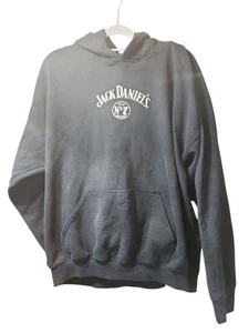 Jack Daniels Hoodie Size L Black Original Logo - Picture 1 of 6