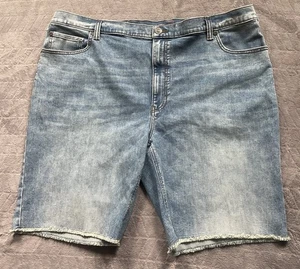 True Nation Größe 48 Blau Denim Flex Athletic Fit Shorts Herren - Bild 1 von 12