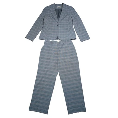 Pantalón a Cuadros Y2K De Colección Años 90 Mujer 10 Blazer Pantalones Oficina Carrera Negocios Trabajo Foto 1 de 4