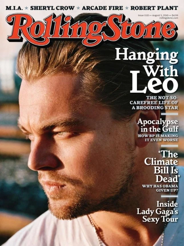 ROLLING STONE Issue 1110 August 5, 2010 Leonardo DiCaprio -- NEW! Foto 1 de 1