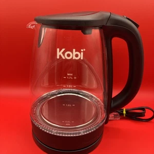 Kobi Temperature-Control Electric Glass Kettle, 1.7 Liter/ 7 Cup - Picture 1 of 10