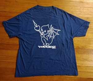 Hot Rare Devil Wet Leg Band Cotton Navy Blue S-5XL Unisex Shirt AA374 - Bild 1 von 4