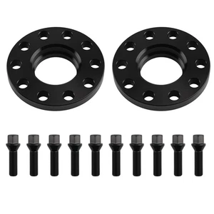 15mm 5x112 Wheel Spacers for Mercedes-Benz A180 13-2016 66.56mm Hub Centric - Picture 1 of 11