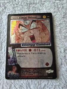 DBZ Dragon Ball Z FOIL Tien's Energy Defense 114 CCG Unlimited Saiyan Saga HP - Bild 1 von 5