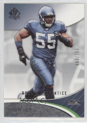 2006 SP Authentic Rookie Authentics /750 Darryl Tapp #96 Rookie RC - Image 1 of 2