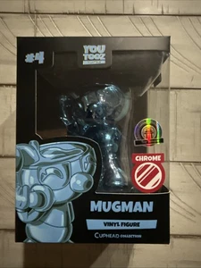 NYCC 2025 Exclusive Youtooz Mugman Cuphead Chrome Vinyl Figure - IN HAND - Bild 1 von 7