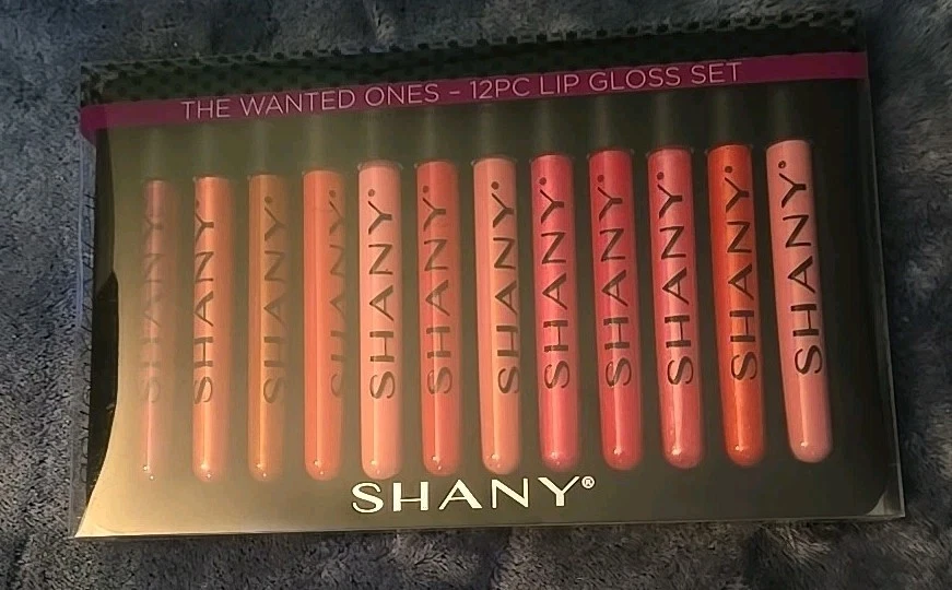 Shany The Wanted Ones 12 Piece Lip Gloss Set With Aloe Vera And Vitamin E