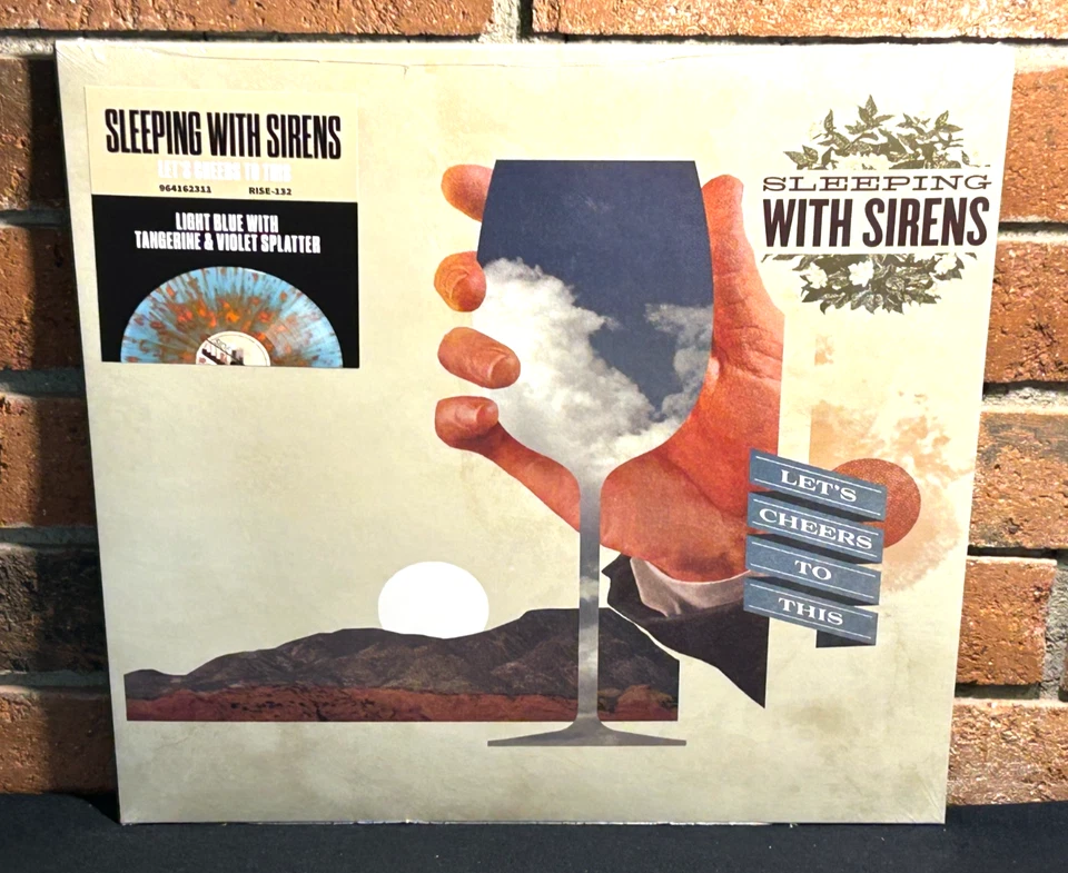 SLEEPING WITH SIRENS - Let's Cheers To This, Ltd SPLATTER COLORED VINYL LP New! - Image 1 of 4