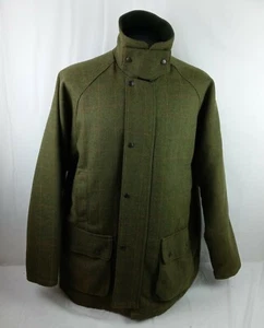 Vintage Game Tweed Derby Sportcoat Mens XXL Green Full Zip Hunting Shooting Coat - Picture 1 of 12