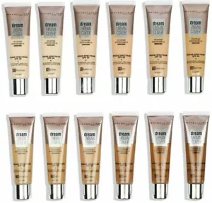 Maybelline Dream Urban Cover Foundation SPF50 | Full Cover Lightweight Formula | - Picture 1 of 7