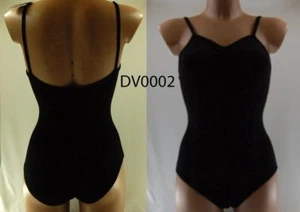 BODY DANZA A BRETELLINE CON ARRICCIO E FIANCHINI DV0002 DANZA CLASSICA ETOILE - Foto 1 di 3