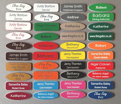 THINGSFOR Name badges Business , personalised , engraved acrylic badges