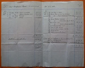 1902 Hodgkinson and Beevor of Newark: Statement of Account - Picture 1 of 1