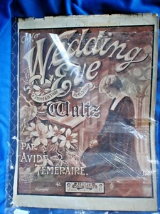 cc OLD SHEET MUSIC ON HER WEDDING EVE - Picture 1 of 1