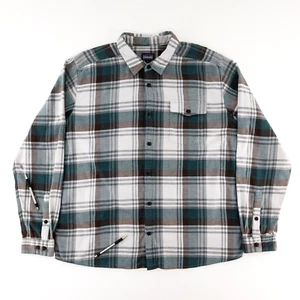 Camisa Patagonia Para Hombres XL Ligera Franela Fiordo Manga Larga Abotonada Cuadros - Imagen 1 de 14