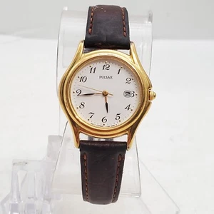 Vintage PULSAR by Seiko V782-0520 Quartz Watch Date INDICATOR NEW BATTERY  - Picture 1 of 9