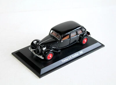 CITROEN TRACTION 11 B FAMILIALE 1938, NOIR, MINIATURE 1/43 VOITURE AUTOMOBILE - Photo 1/4