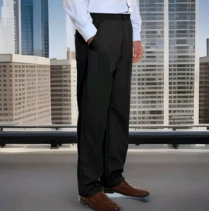 NWT! Pembrooke Pants Elastic Waistband With Zipper And Button Black Size Medium - Picture 1 of 12