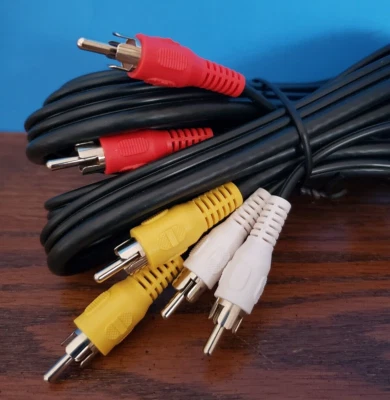 RCA COMPOSIT AUDIO VIDEO COAXIAL CABLE RG-59/U DISH NETWORK - Image 1 of 4