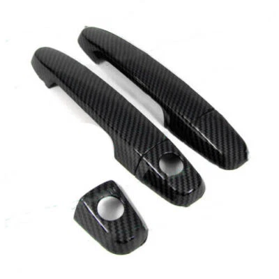 For 2005-2010 Scion tC Hatchback Carbon Fiber Side Pull Door Handle Covers Trims Foto 1 de 3