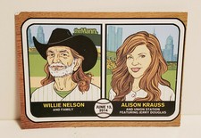 WILLIE NELSON ALISON KRAUSS '11 TOUR MANN MUSIC CENTER PHILADELPHIA TRADING CARD